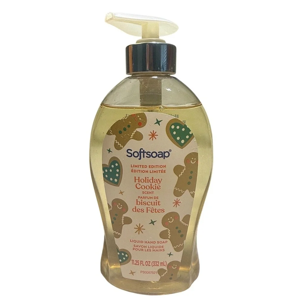 Softsoap Liquid Hand Soap Holiday Cookie Limited Edition Christmas Lot of 5